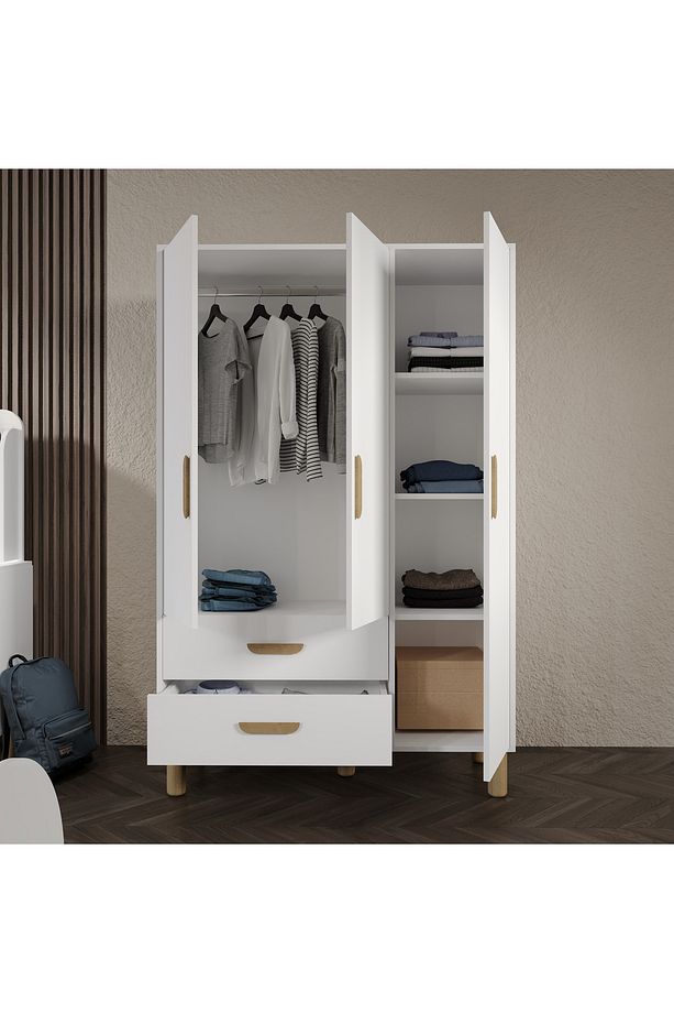 Bohem Cocuk Odası Takımı Yavrulu Tamamı Mdf Beyaz - 4