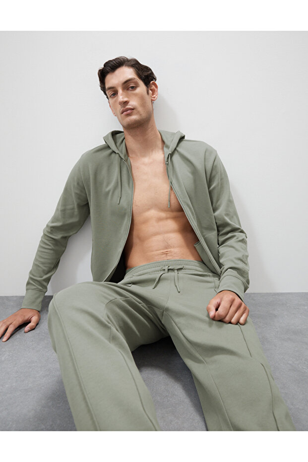 Supima® Fermuarlı Sweatshirt - 4