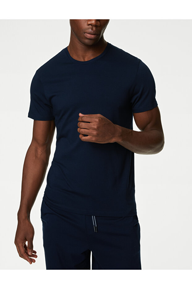 Regular Fit Kısa Kollu Premium Atlet - 1