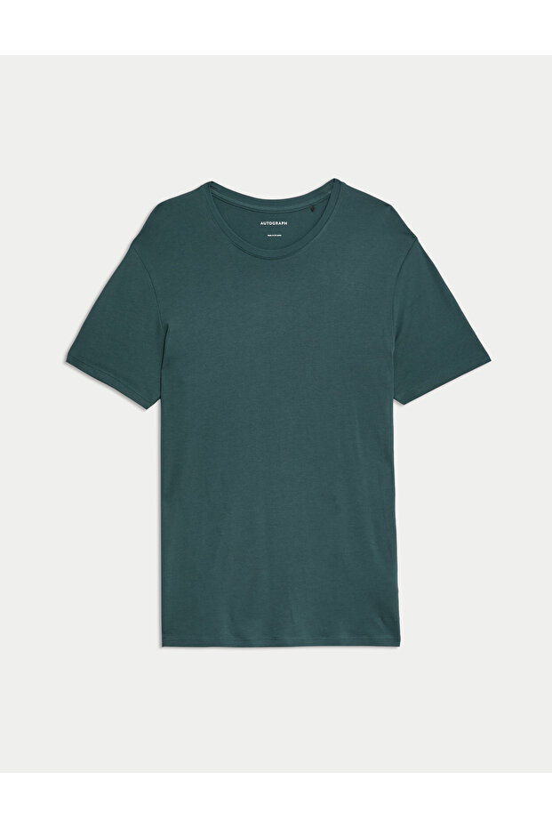 Regular Fit Kısa Kollu Premium Atlet - 1