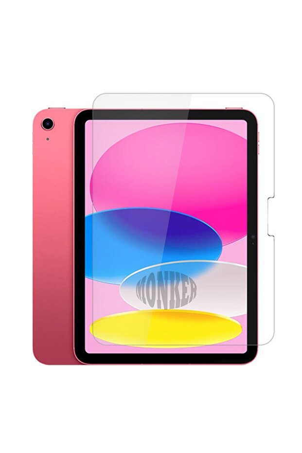 واقي شاشة مقوى متوافق مع iPad A16 مقاس 11 بوصة 2025 / iPad الجيل العاشر مقاس 10.9 بوصة 2022، زجاج غير قابل للكسر