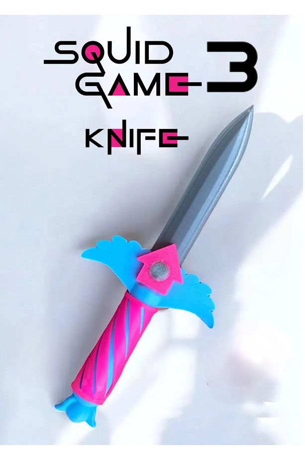 Squid Game 3 Bıçak Figürü - 1
