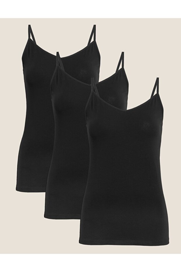 3'lü Askılı Atlet Seti - 1