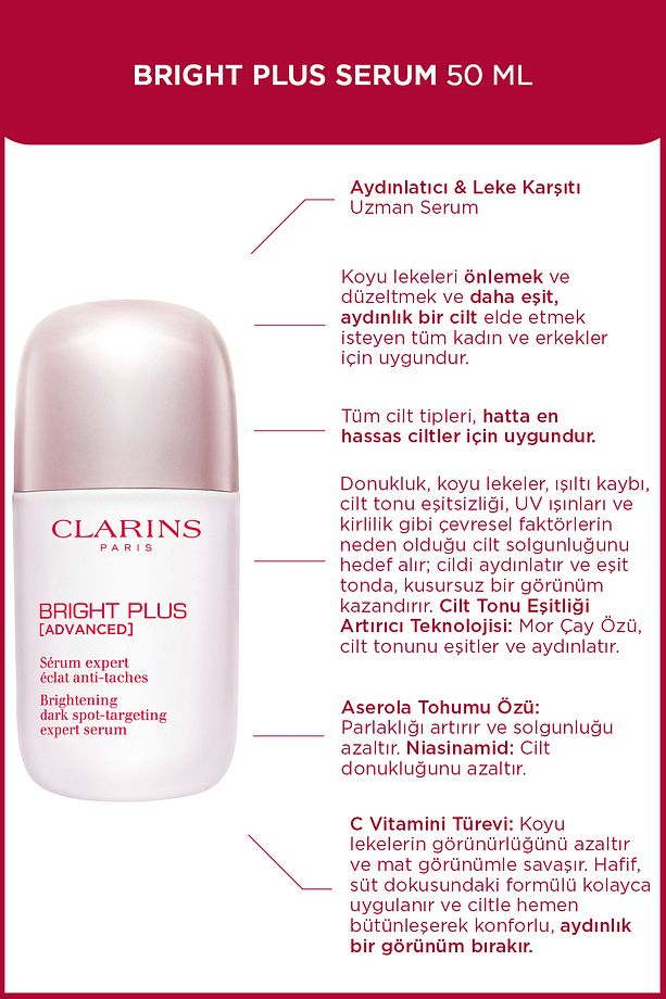CLARINS BRIGHT PLUS SERUM 50ML - Aydınlatıcı Serum - 1