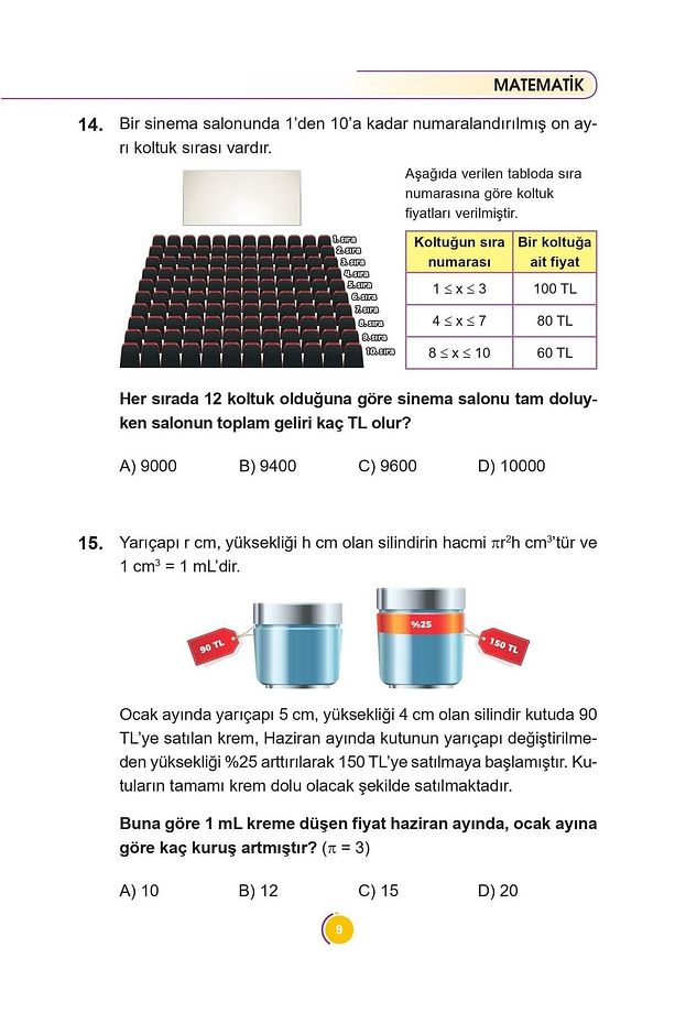 Tonguç 7'den 8'e Hazırlık Kitabı Konu Anlatımlı Soru Bankası 7. Sınıf - 8. Sınıf Lgs Yeni Nesil - 8