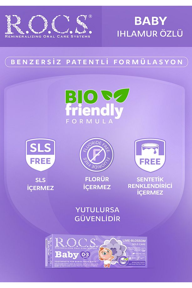 Rocs Baby 0-3 Yaş Arası Yutulabilir Diş Macunu Ihlamur Özlü 35 ml - 4