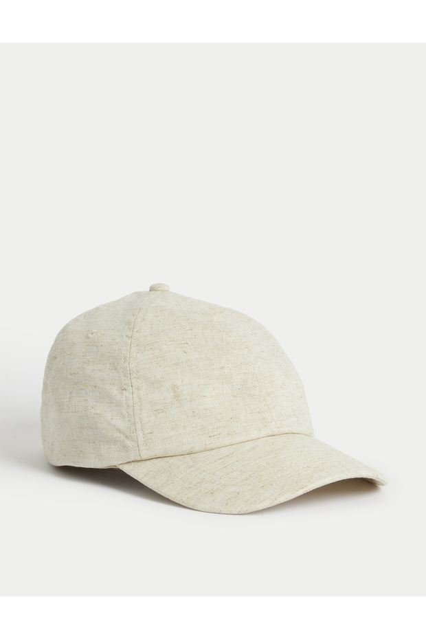 Linen Bsball Hat - 1