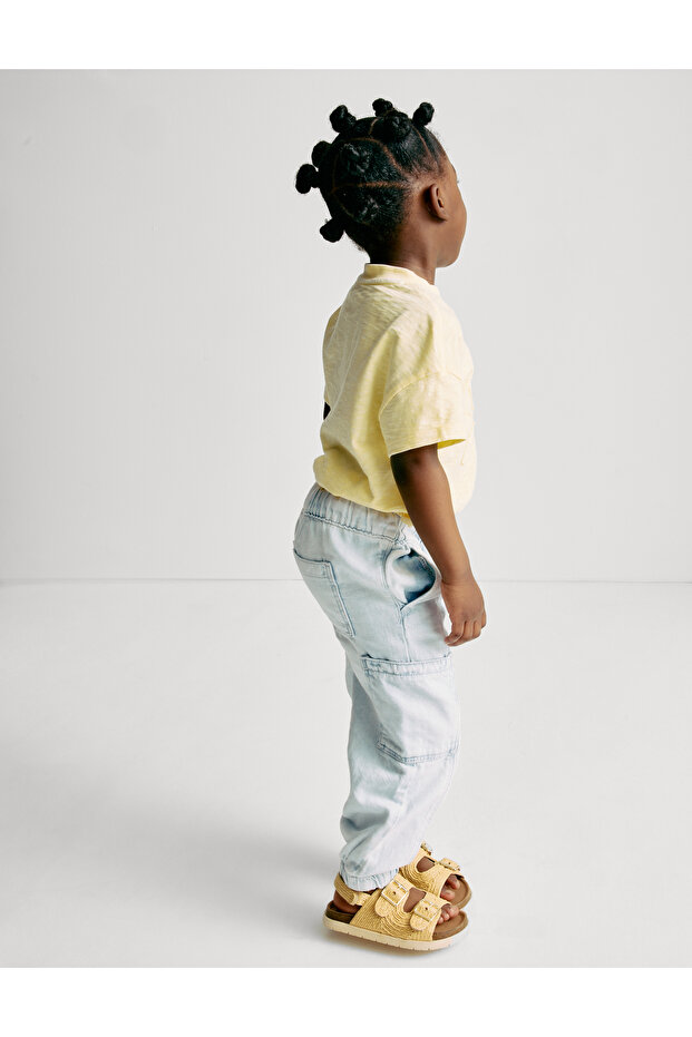 Denim Kargo Pantolon (2–8 Yaş) - 4