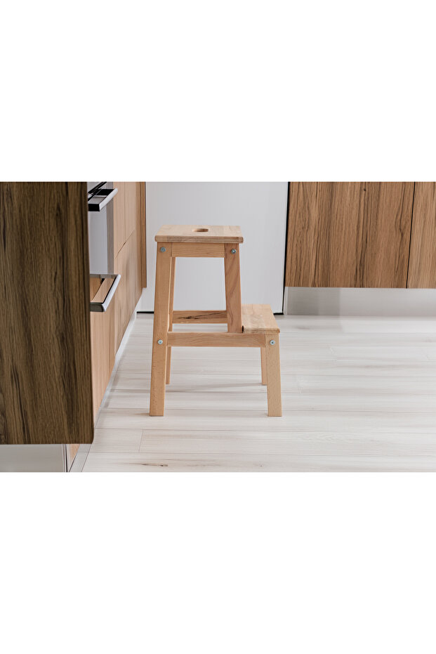 Basamaklı Ahşap Tabure - 7