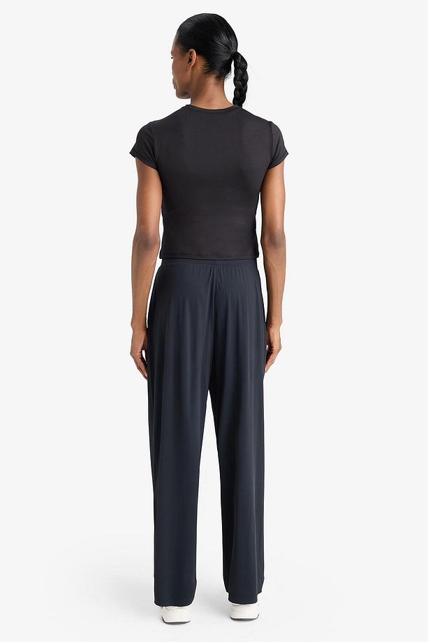 DeFactoFit Straight Fit Geniş Paça Standart Boy İnce Sporcu Pantolon E2542AX25SM - 8