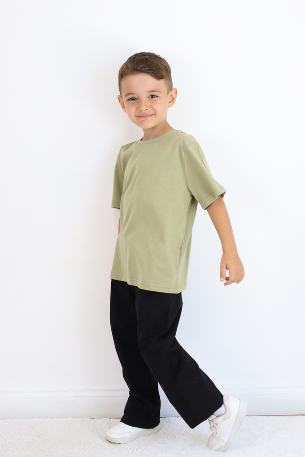 Unisex Basic Baskısız Tişört - 3
