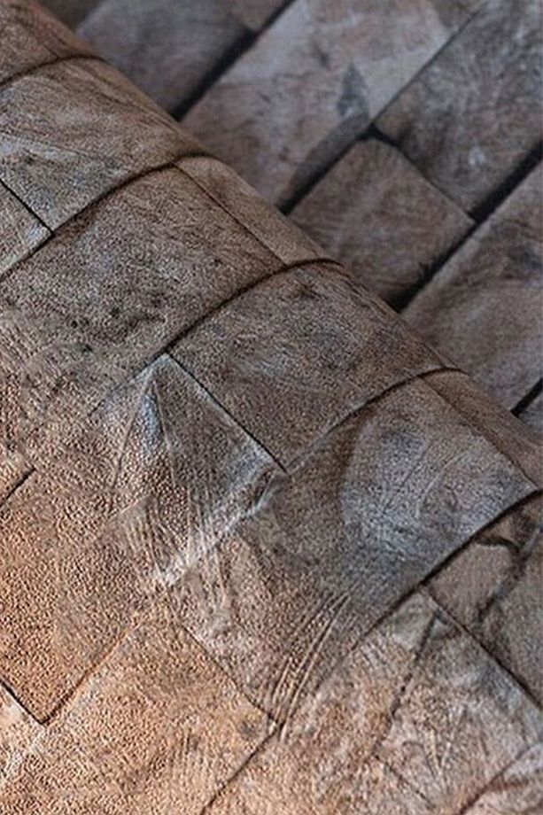 Bien 9100 Taş Desen Duvar Kağıdı (5 M²) 53x1000 Cm - 2