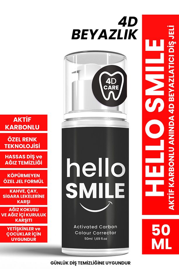 Aktif Karbonlu 4d Beyazlatıcı Diş Jeli - 1