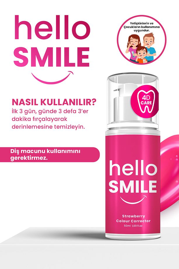 Çilek Aromalı 4d Beyazlatıcı Diş Jeli - 3