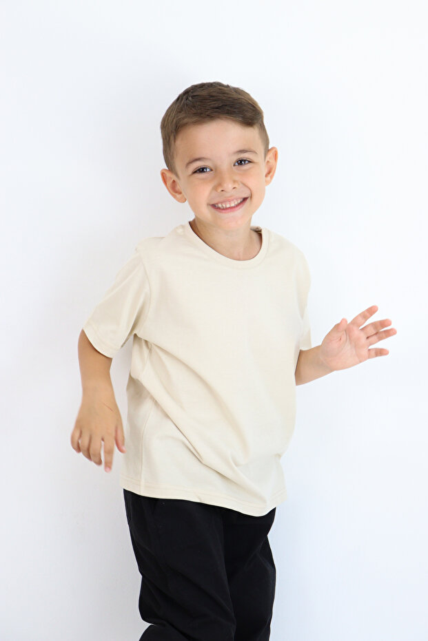 Unisex Basic Baskısız Tişört - 1
