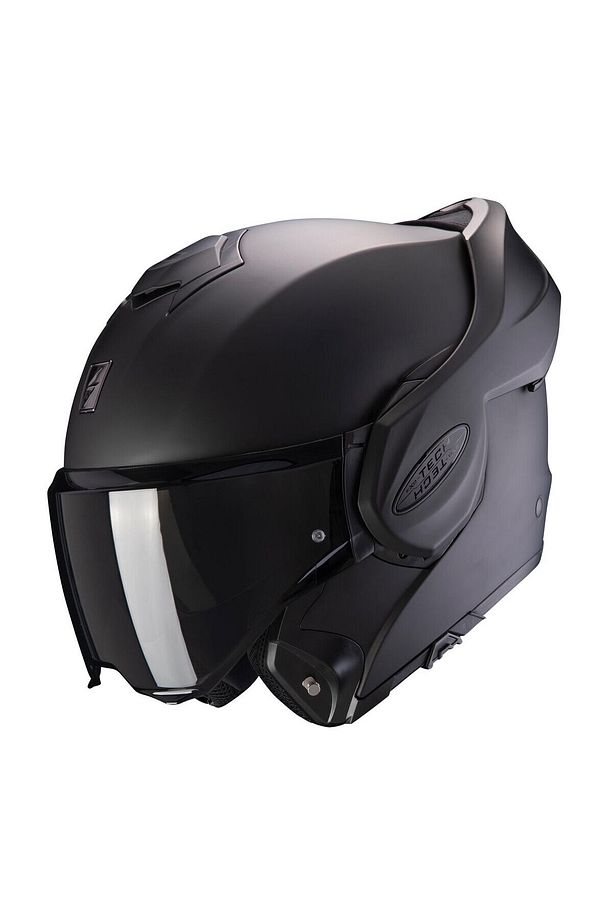 Exo-tech Evo Çene Açılabilir Motosiklet Kaskı Mat Siyah - 2