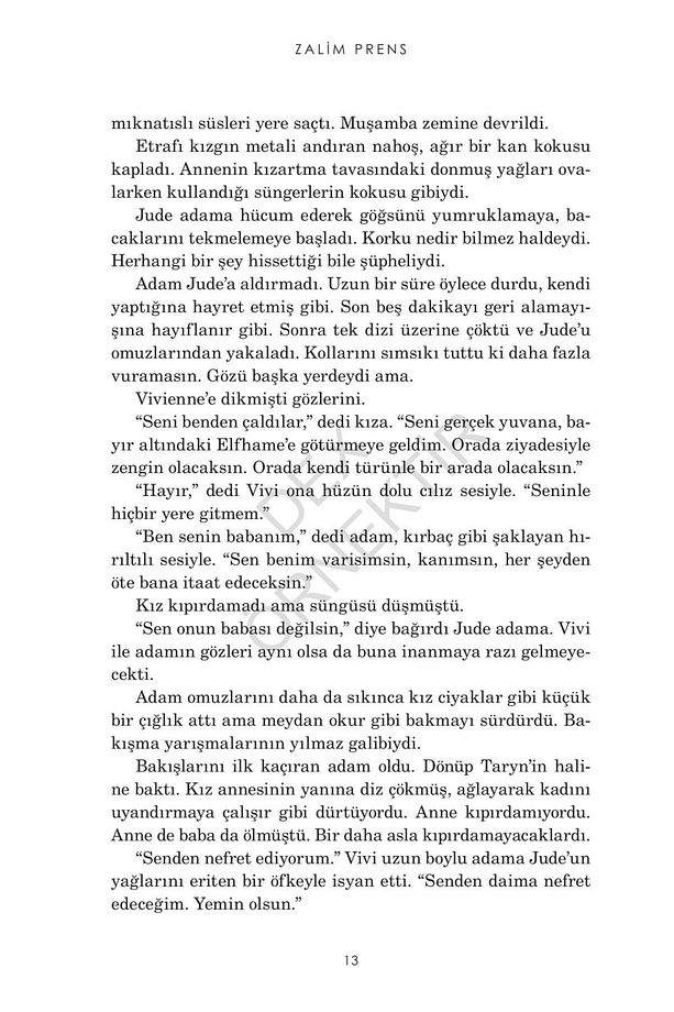 Zalim Prensperi Halkı Serisi 1kitap Holly Black - 7