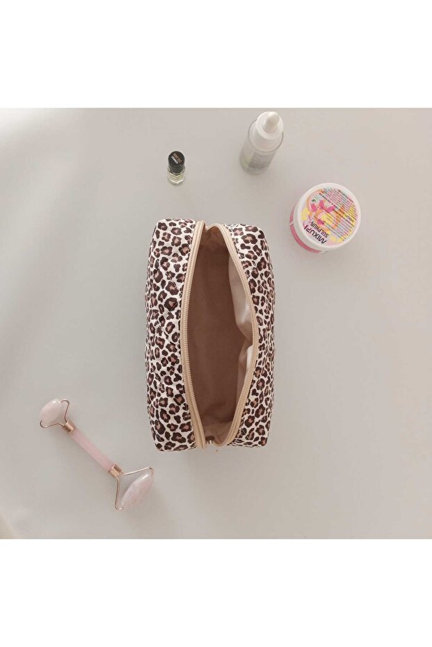 Leopard Makeup Bag- Large Size - 2