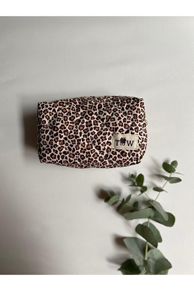 Leopard Makeup Bag- Large Size - 5