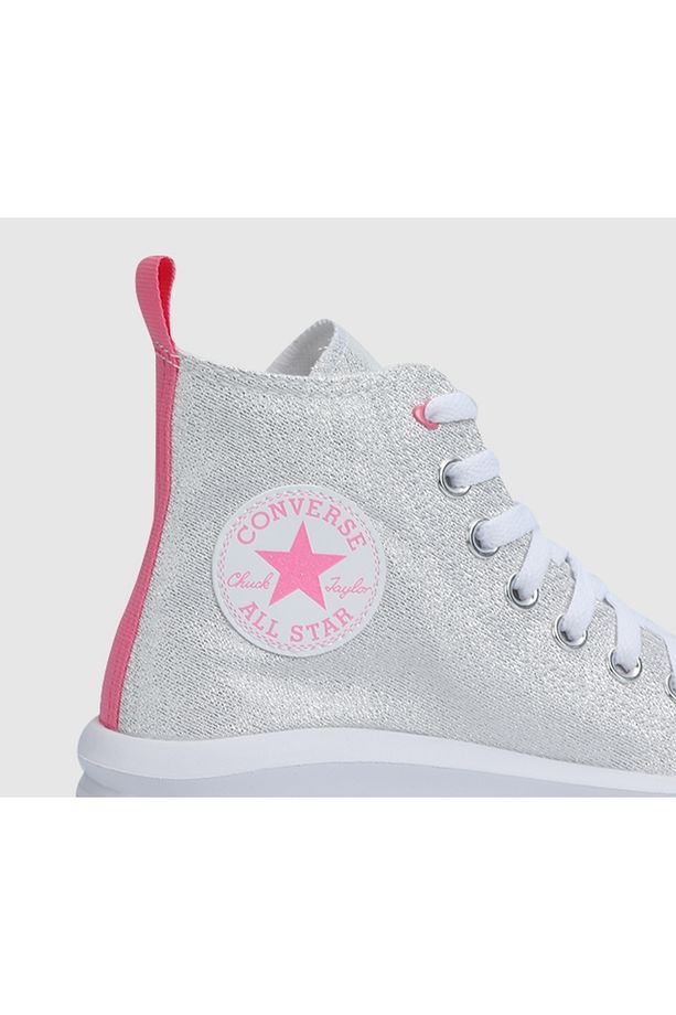 Chuck Taylor All Star Move Platform Sparkle Gümüş Kadın Sneaker A06332c - 5