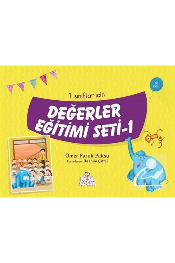 1. Sınıflar Için Değerler Eğitimi Seti (10 KİTAP) - 1