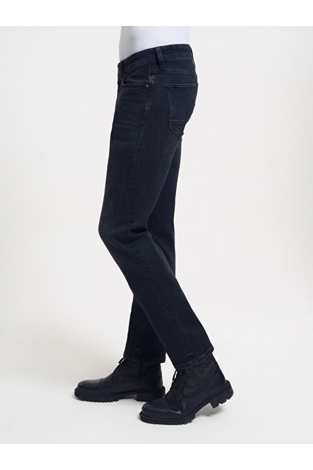 Ανδρικό τζιν παντελόνι Terrybrown Slim Fit Dark Navy Blue LF2034750 - 2