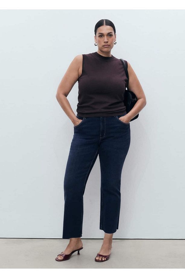 Sienna flare crop jean pantolon - 6