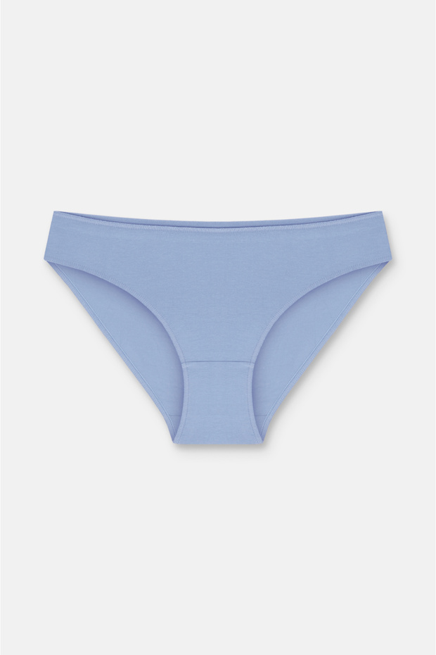 3'lü Pamuklu Basic Normal Bel Slip Külot - 3