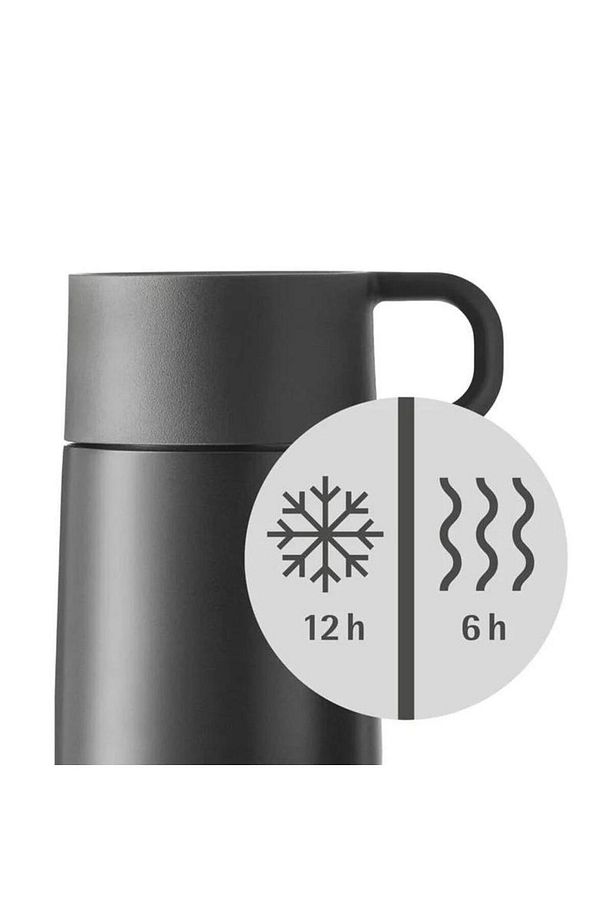 Çelik Antrasit Kişisel Kısa Termos 300 ml - 4