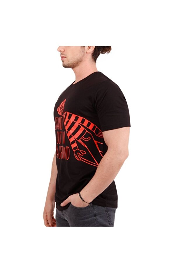 Ανδρικό μπλουζάκι καφέ - 2