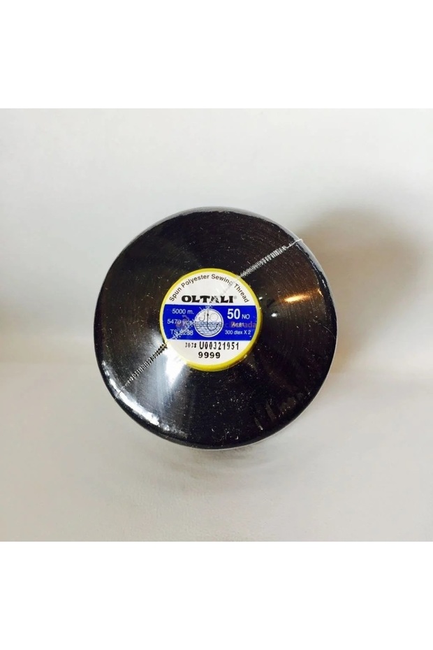 خيط خياطة أسود رقم: 50 (قطعة واحدة) - 1