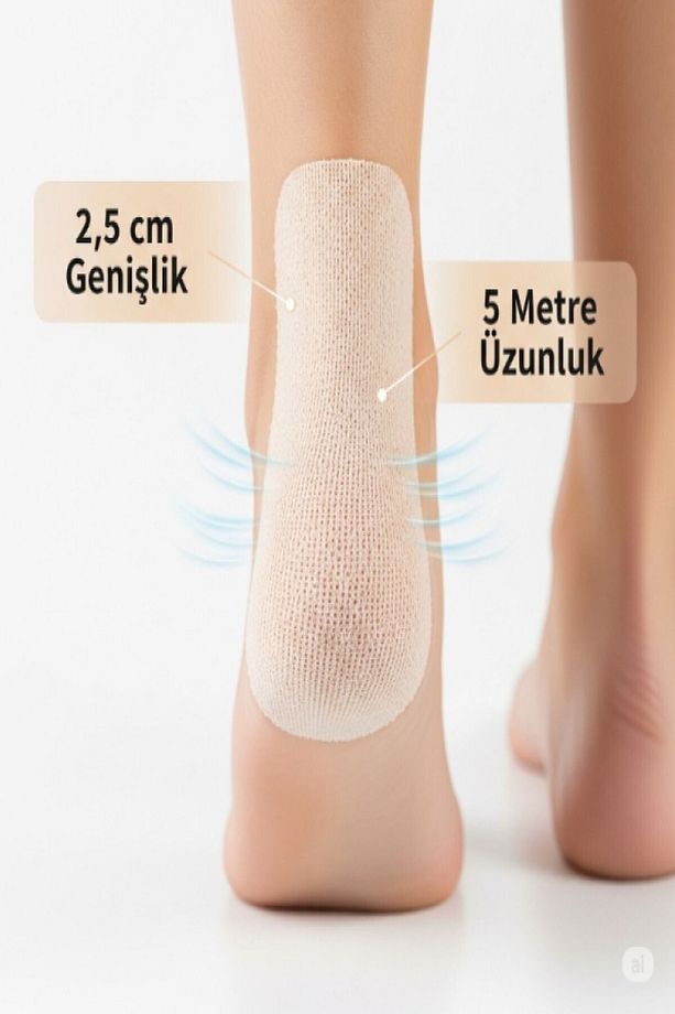 Ayakkabı Vurmalarına Son 2.5 cm x 5 m Ayakkabı Vurma Önleyici Bant ile Adımlarınız Daha Konforlu - 6
