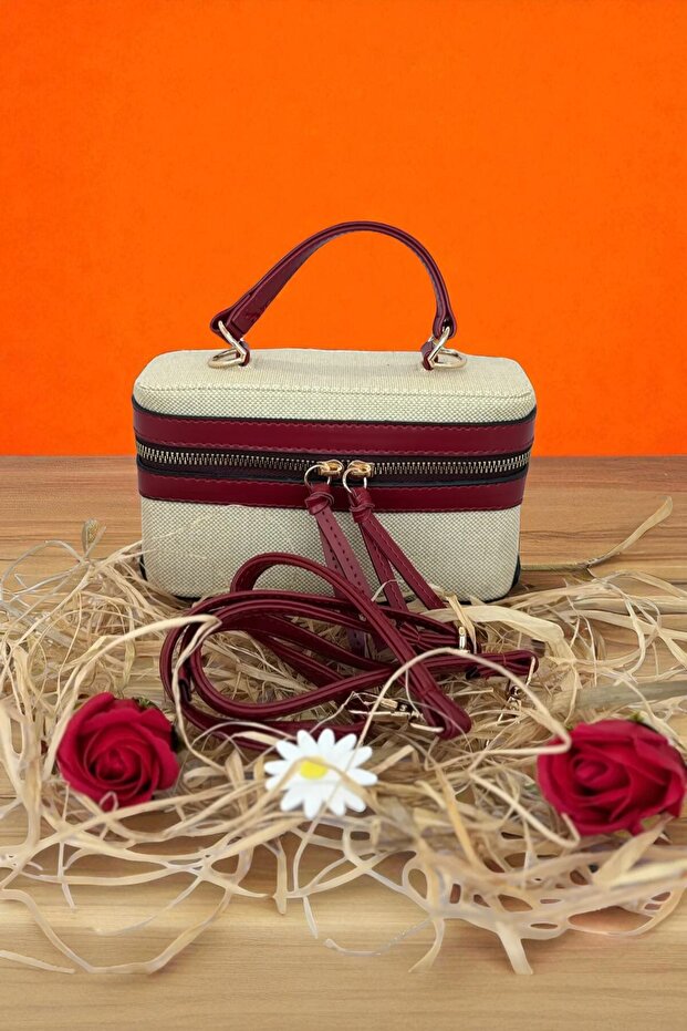 Modern Wicker Patterned Bag - 1