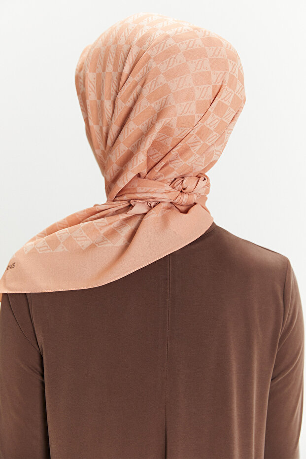 SS Logolu Monogram Eşarp - 5