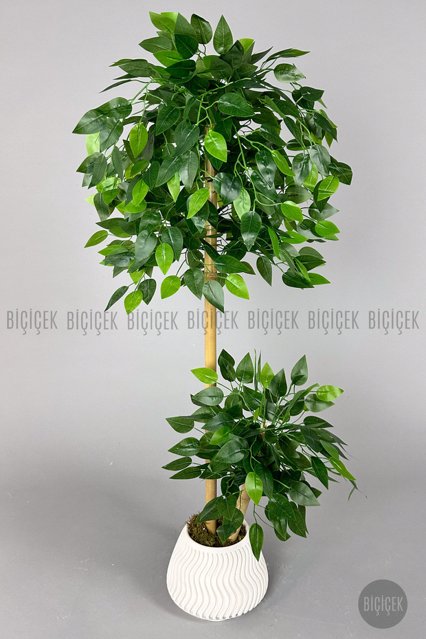 Yapay Benjamin Ağacı Bambu Gövdeli 125cm - 4