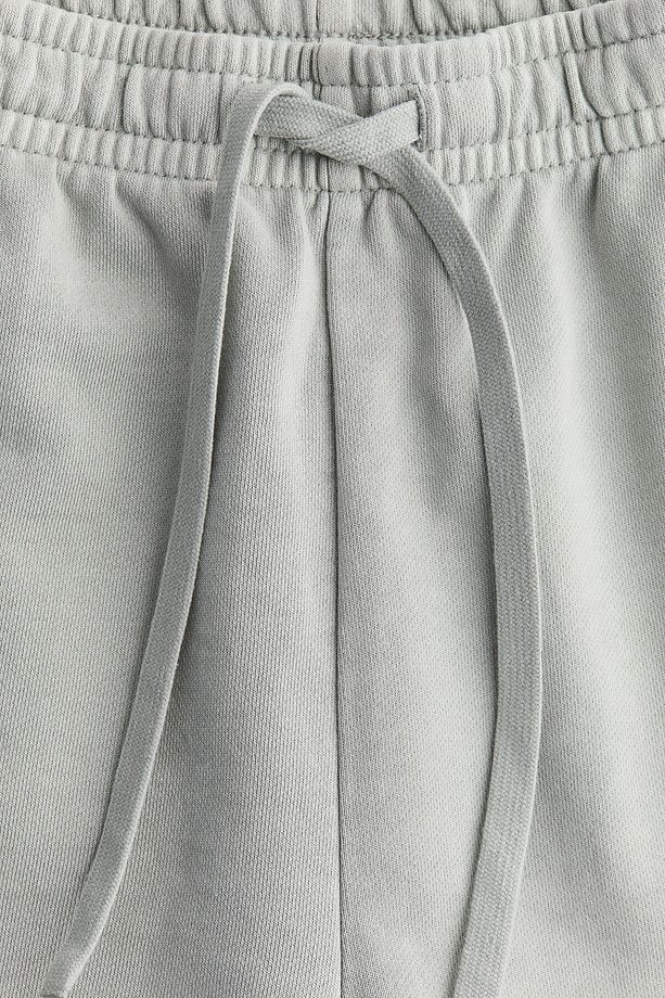 Pamuklu Yıkanmış Sweatshirt Şort - 6