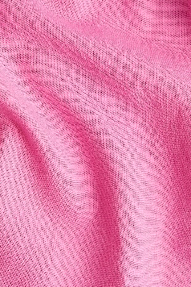 Keten Karışımlı Elbise - 5