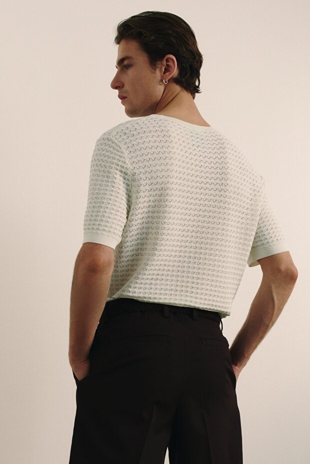 Triko Tişört Slim Fit - 5