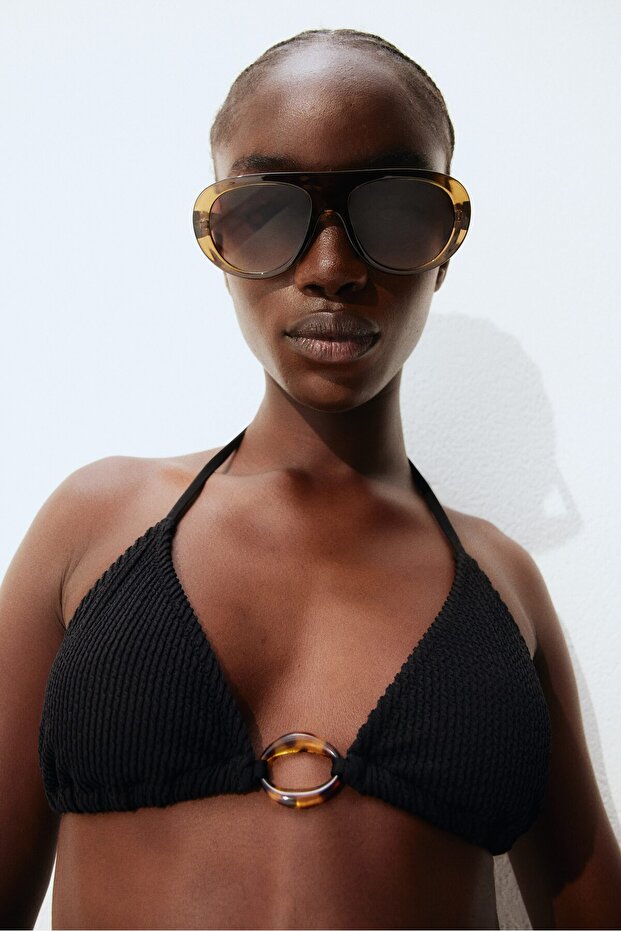 Dolgulu Üçgen Bikini Üstü - 3