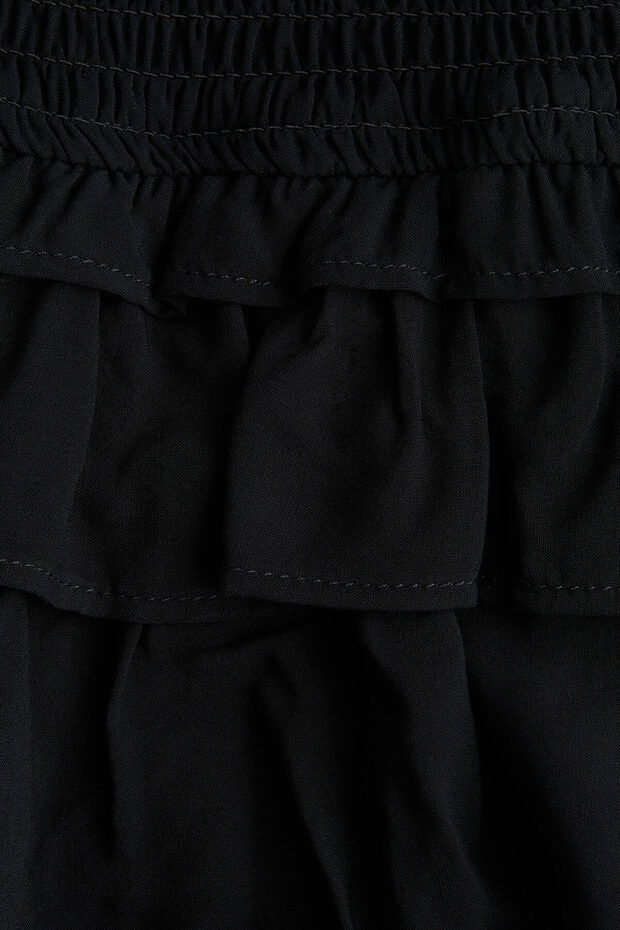 Katlı Mini Etek - 5