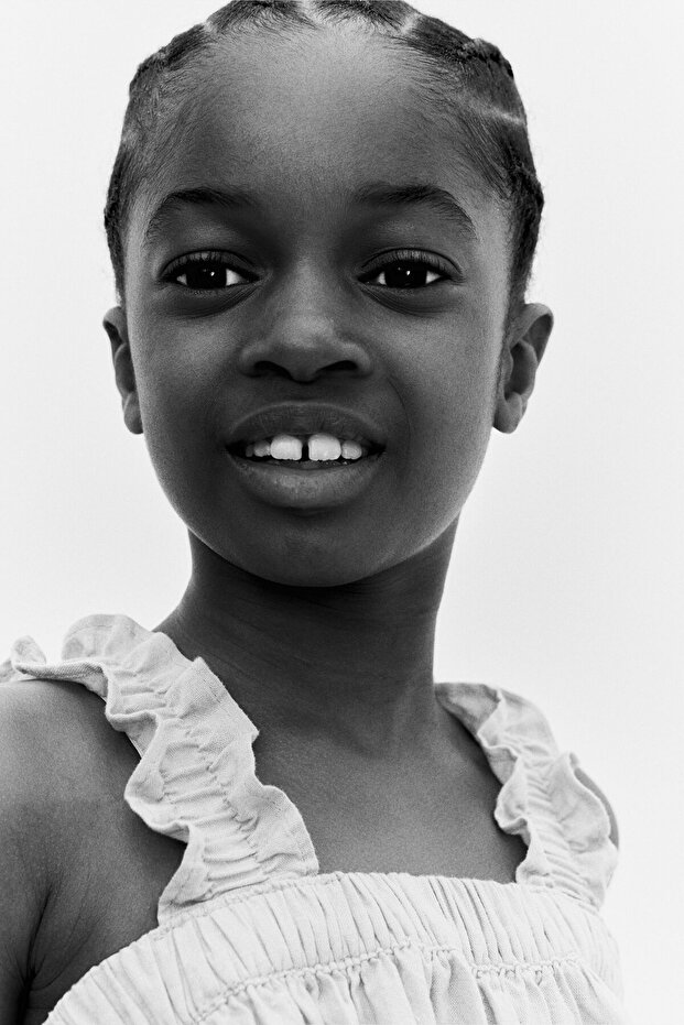 Keten Karışımlı Elbise - 3