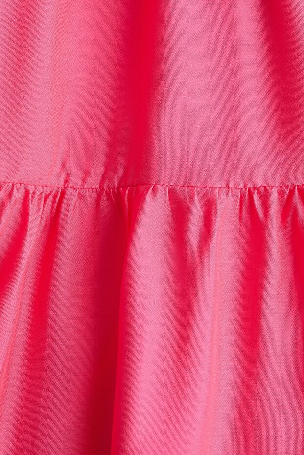 Katlı Maksi Elbise - 6