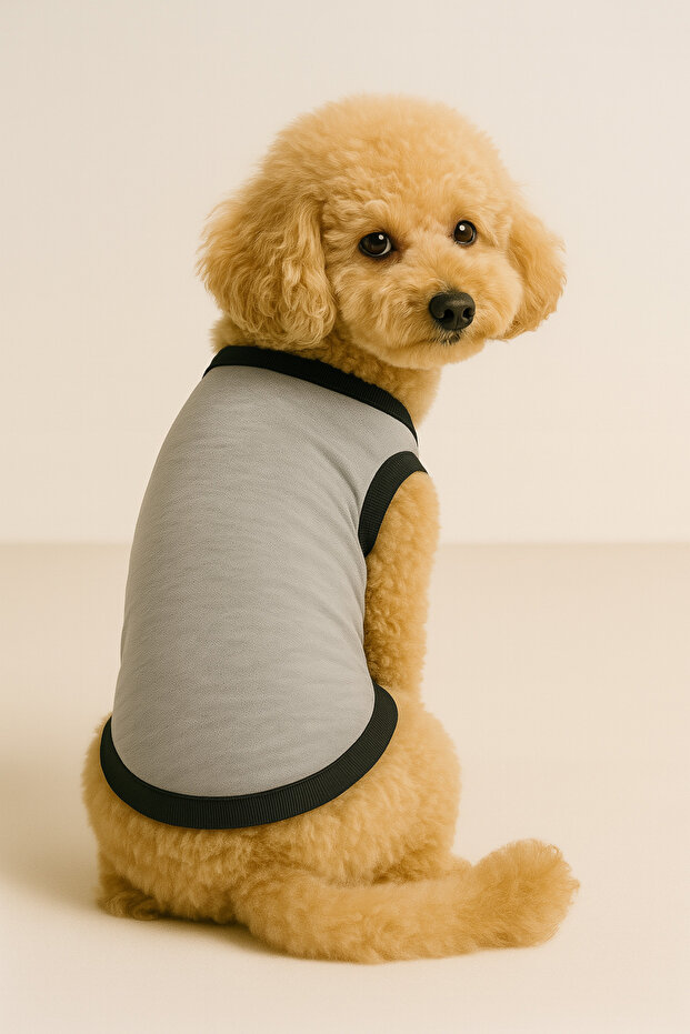 New Season Dog And Cat Outfit - Plain Gray