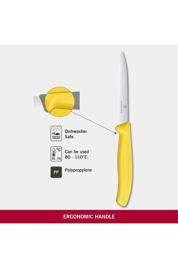 6.7736.l8 10 Cm Tırtıklı Soyma Bıçağı - 3