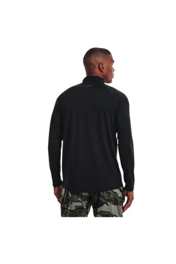 Ua Tech 2.0 1/2 Zip 1328495-001 Erkek Siyah Tişört - 4