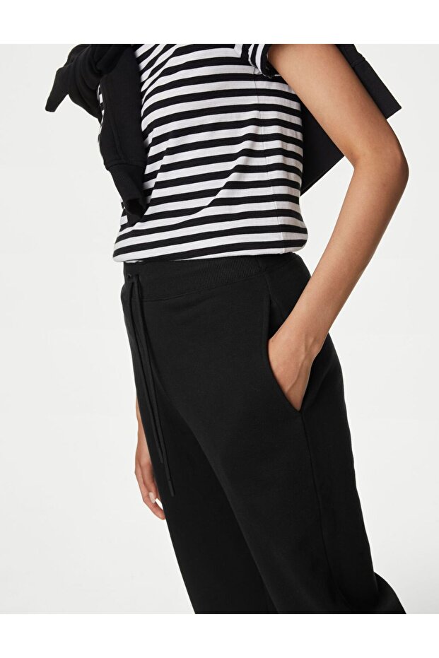 Regular Fit Yüksek Bel Jogger Eşofman Altı - 3