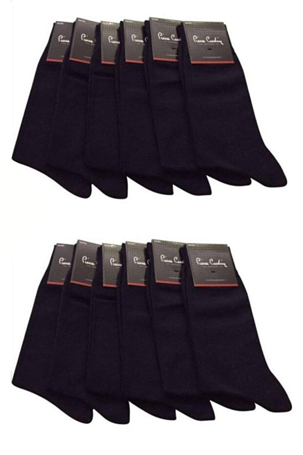 12 Pairs of Black Men's Bamboo Socks
