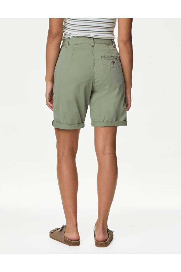 Regular Fit Chino Şort - 4