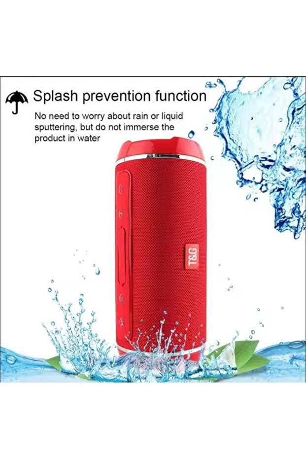 Splashproof Portable Bluetooth Speaker Black Computer Subwoofer USB Small Speaker - 5