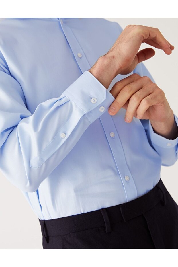 Saf Pamuklu Regular Fit Gömlek - 4